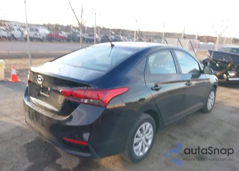 2022 Hyundai Accent Se z USA, uszkodzony, nr VIN 3KPC24A66NE170377